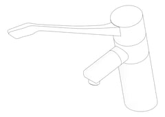 3D Documentation Image of TapSet Sink Enware Aquablend