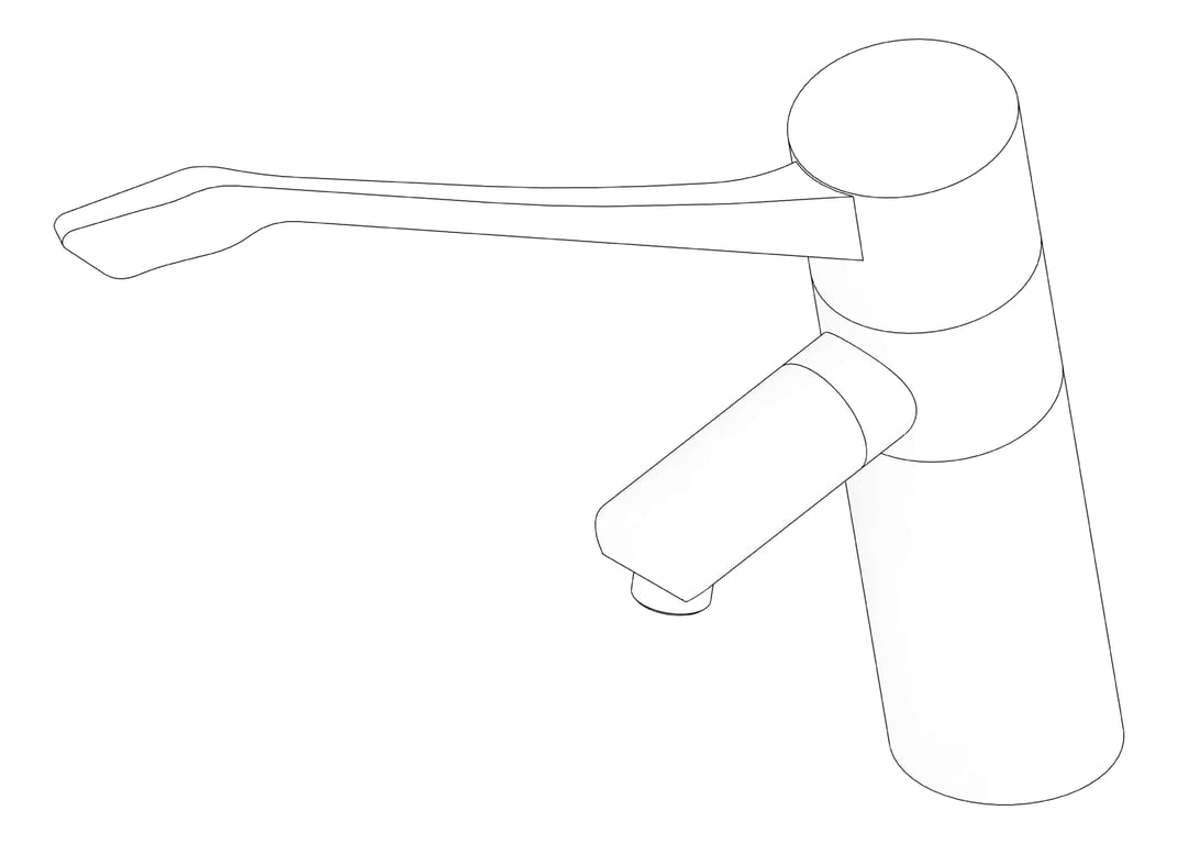 3D Documentation Image of TapSet Sink Enware Aquablend