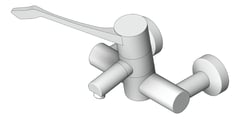 3D Shaded Image of TapSet Wall Enware Aquablend Surgeon