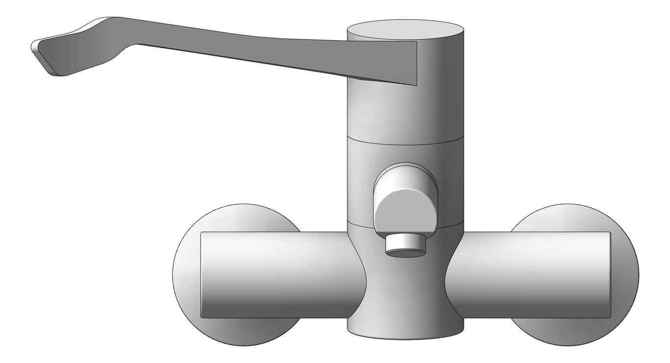 Front Image of TapSet Wall Enware Aquablend Surgeon