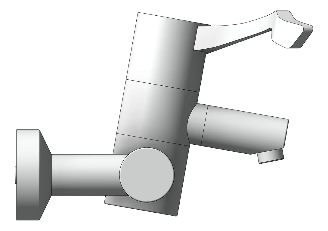 Left Image of TapSet Wall Enware Aquablend Surgeon