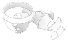 3D Documentation Image of TapSet Wall Enware Bubbler CamAction