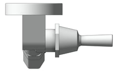 Front Image of TapSet Wall Enware Bubbler LeverAction