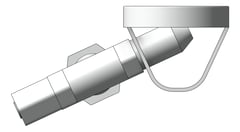 Left Image of TapSet Wall Enware Bubbler LeverAction
