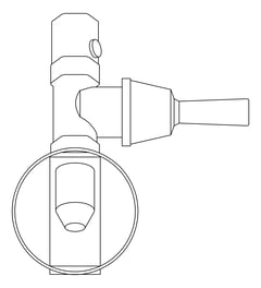 Plan Image of TapSet Wall Enware Bubbler LeverAction