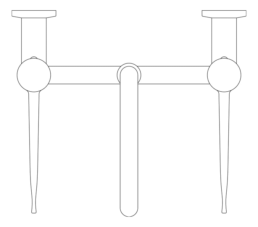 Plan Image of TapSet Wall Enware Leva Surgeon Swivel