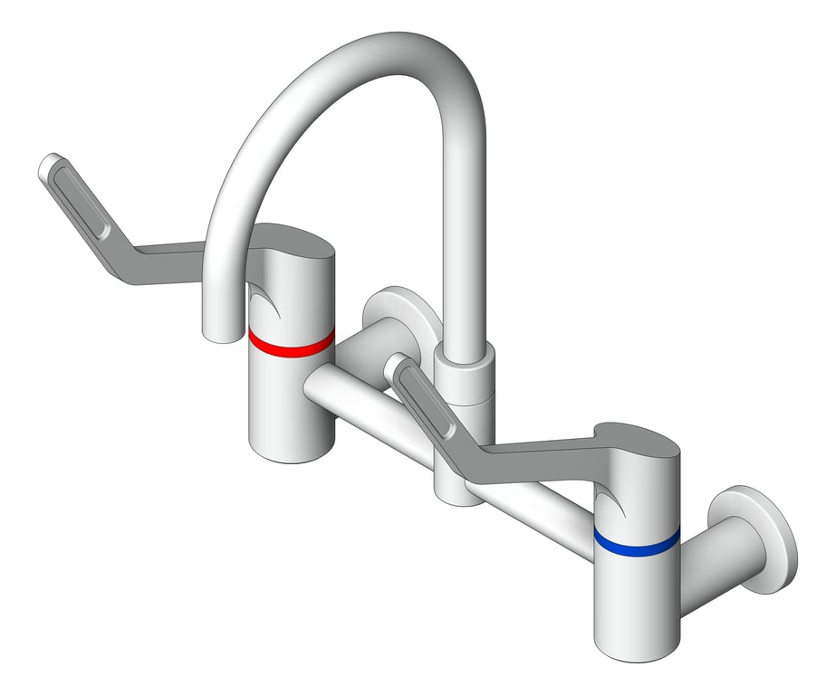 Navigate to TapSet Wall Enware WellbeingLeva Curved