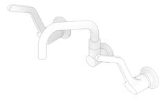 3D Documentation Image of TapSet Wall Enware WellbeingLeva Standard