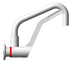 Left Image of TapSet Wall Enware WellbeingLeva Standard JumperValve