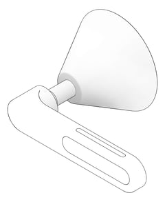 3D Documentation Image of Tap Wall Enware WellbeingLivia LeftTurnClose