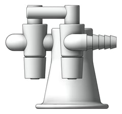 Front Image of Turret Enware TwoWayRightAngle
