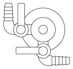 Plan Image of Turret Enware TwoWayRightAngle