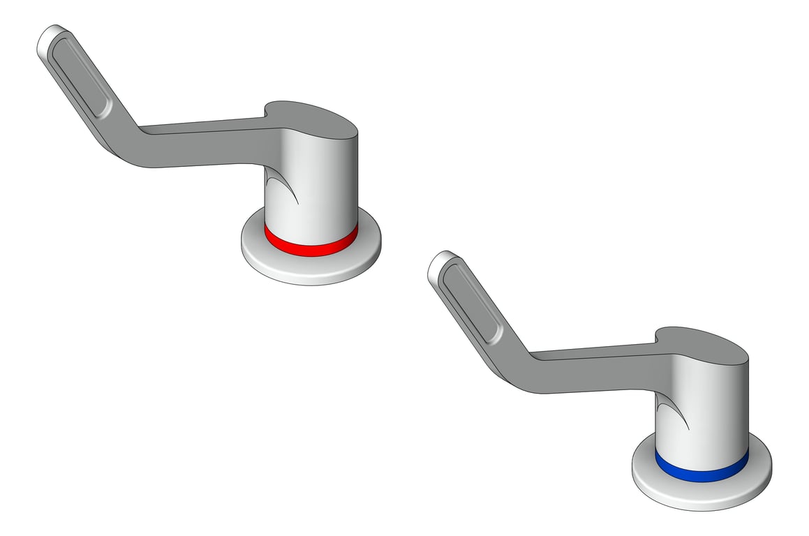 Navigate to TapSet Basin Enware WellbeingLeva ExtendedLever
