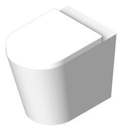 3D Shaded Image of Toilet WallFaced Enware StandardHeight