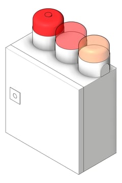 3D Shaded Image of AlarmSystem Enware CombinationAudioVisual BMS