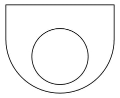 Plan Image of Bracket Wall Enware HoseRestrictor