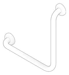 3D Documentation Image of GrabRail 90Deg Enware Wellbeing