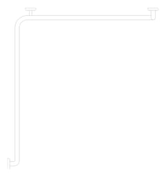 Plan Image of GrabRail 90Deg Enware Wellbeing Corner LH