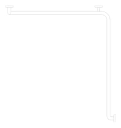 Plan Image of GrabRail 90Deg Enware Wellbeing Corner RH