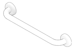 3D Documentation Image of GrabRail Straight Enware Wellbeing