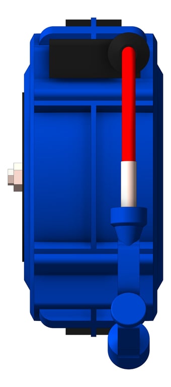 Front Image of HoseReel Wall Enware WashDown TriggerSpray HeavyDuty
