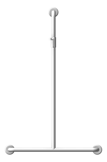 Front Image of ShowerRail Tshape Enware Wellbeing Centre ShowerKIt