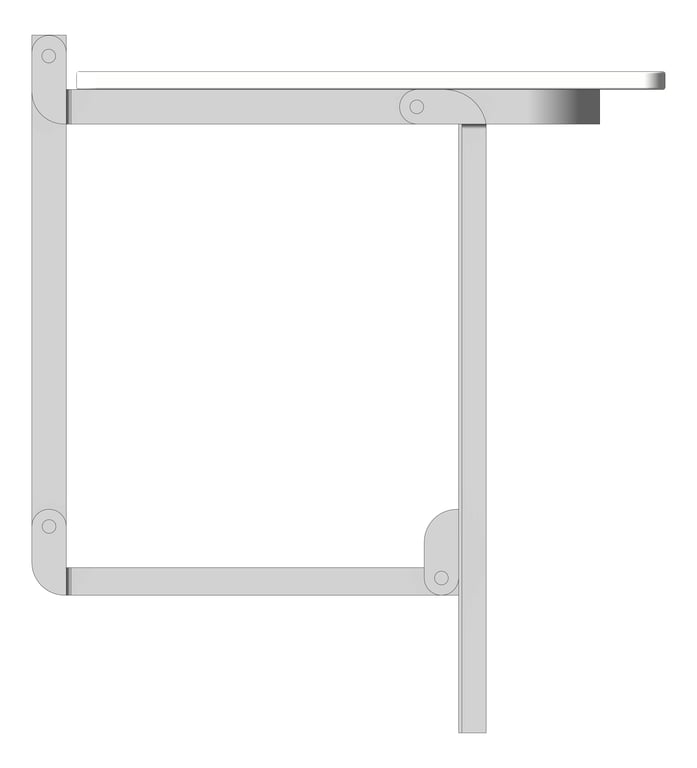 Left Image of ShowerSeat FoldDown Enware Wellbeing