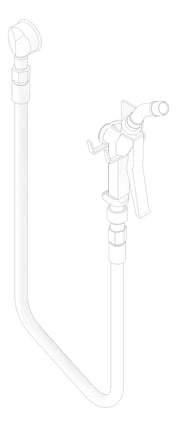 3D Documentation Image of TriggerSpray Wall Enware Delrin FlexibleHose