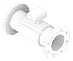 3D Documentation Image of WaterMeter Cold Enware Hydrus2 WirelessAndWired 150mm