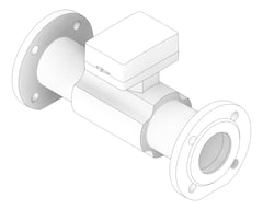 3D Documentation Image of WaterMeter Cold Enware Hydrus2 WirelessAndWired 80mm