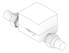 3D Documentation Image of WaterMeter Cold Enware Hydrus2 Wireless 20mm NoBracket