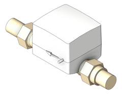 3D Shaded Image of WaterMeter Cold Enware Hydrus2 Wireless 20mm NoBracket