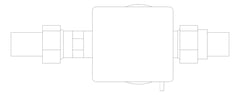 Plan Image of WaterMeter Cold Enware Hydrus2 Wireless 20mm NoBracket