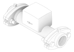 3D Documentation Image of WaterMeter Cold Enware Hydrus2 Wireless 40mm