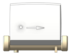 Front Image of WaterMeter Hot Enware Hydrus2 Wireless 15mm