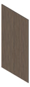 3D Presentation Image of Batten Acoustic Europanel EuroBlade S1 AmericanWalnut Material