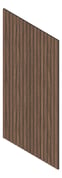 3D Presentation Image of Batten Acoustic Europanel EuroBlade S2 AmericanWalnut Material