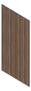3D Presentation Image of Batten Acoustic Europanel EuroBlade S3 AmericanWalnut Material