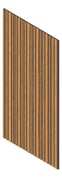 3D Presentation Image of Batten Acoustic Europanel EuroBlade S3 SpottedGumQuarter Material