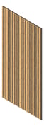 3D Presentation Image of Batten Acoustic Europanel EuroBlade S3 WesternRedCedar Material