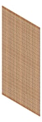 3D Presentation Image of Panel Acoustic Europanel EuroHush S1Linear SpottedGumQuarter Material