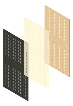 3D Presentation Image of Panel Acoustic Europanel EuroHush S6