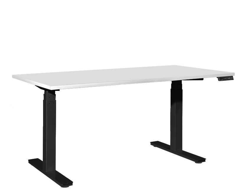 europlan_tidal_single_black_frame.jpg Image of Desk Single Europlan Tidal Essential AdjustableHeight
