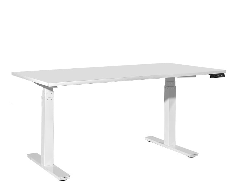 europlan_tidal_single_white_frame.jpg Image of Desk Single Europlan Tidal Essential AdjustableHeight