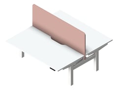 3D Presentation Image of Desk Double Europlan Tidal Premium AdjustableHeight