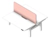 3D Shaded Image of Desk Double Europlan Tidal Premium AdjustableHeight