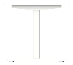 Left Image of Desk Single Europlan Tidal Essential AdjustableHeight