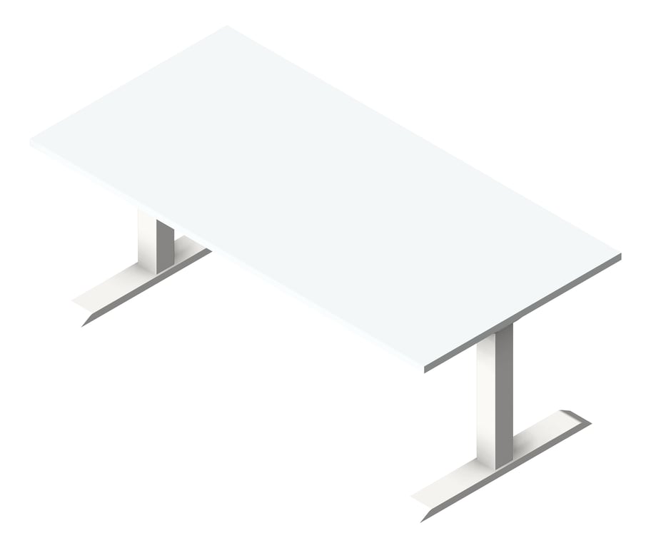 Desk Single Europlan Tidal Premium AdjustableHeight