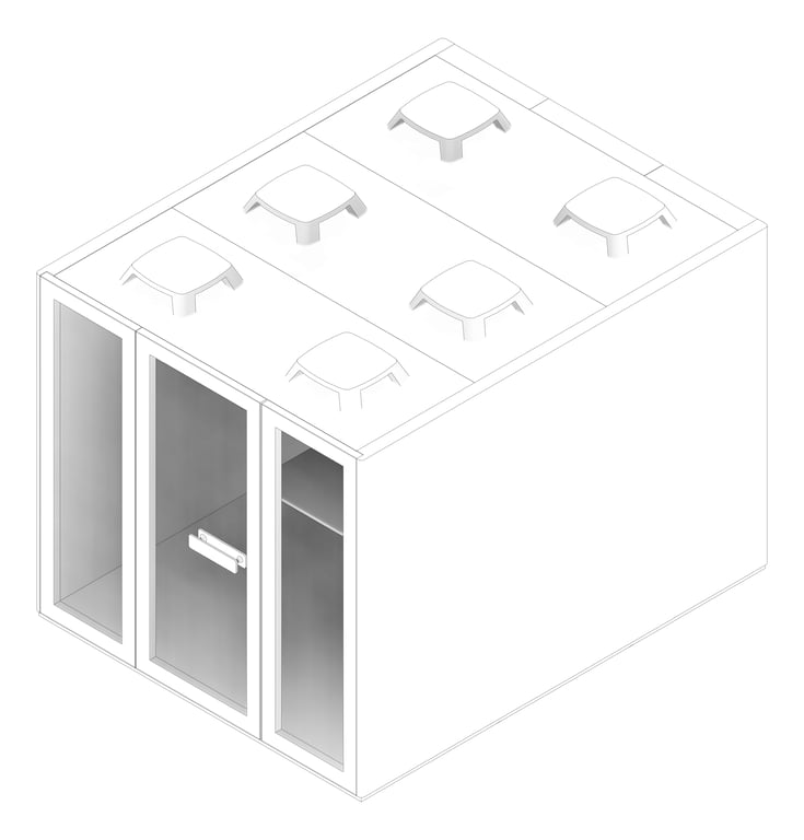 3D Documentation Image of Booth Meeting Europlan Refresh M-Pod 2-0