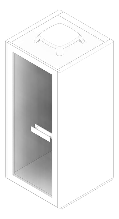 3D Documentation Image of Booth Phone Europlan Refresh S-Pod 2-0